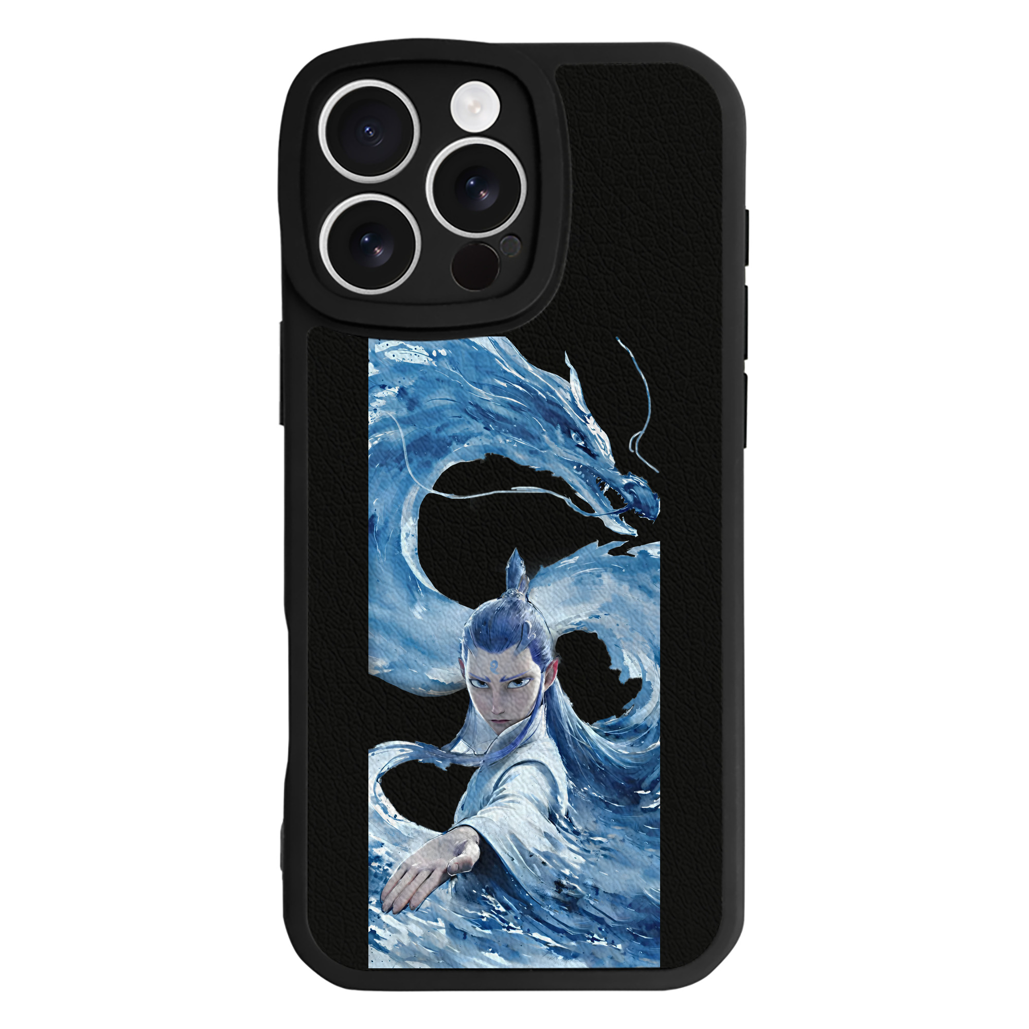 （画像用） Ne Zha 2 ナタ 魔童の大暴れ 【iPhone 16シリーズ対応】シリコンスマホケース（レザー調） 材質：シリコン